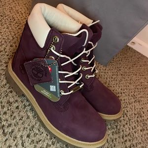 Timberland Champs limited edition burgundy boots